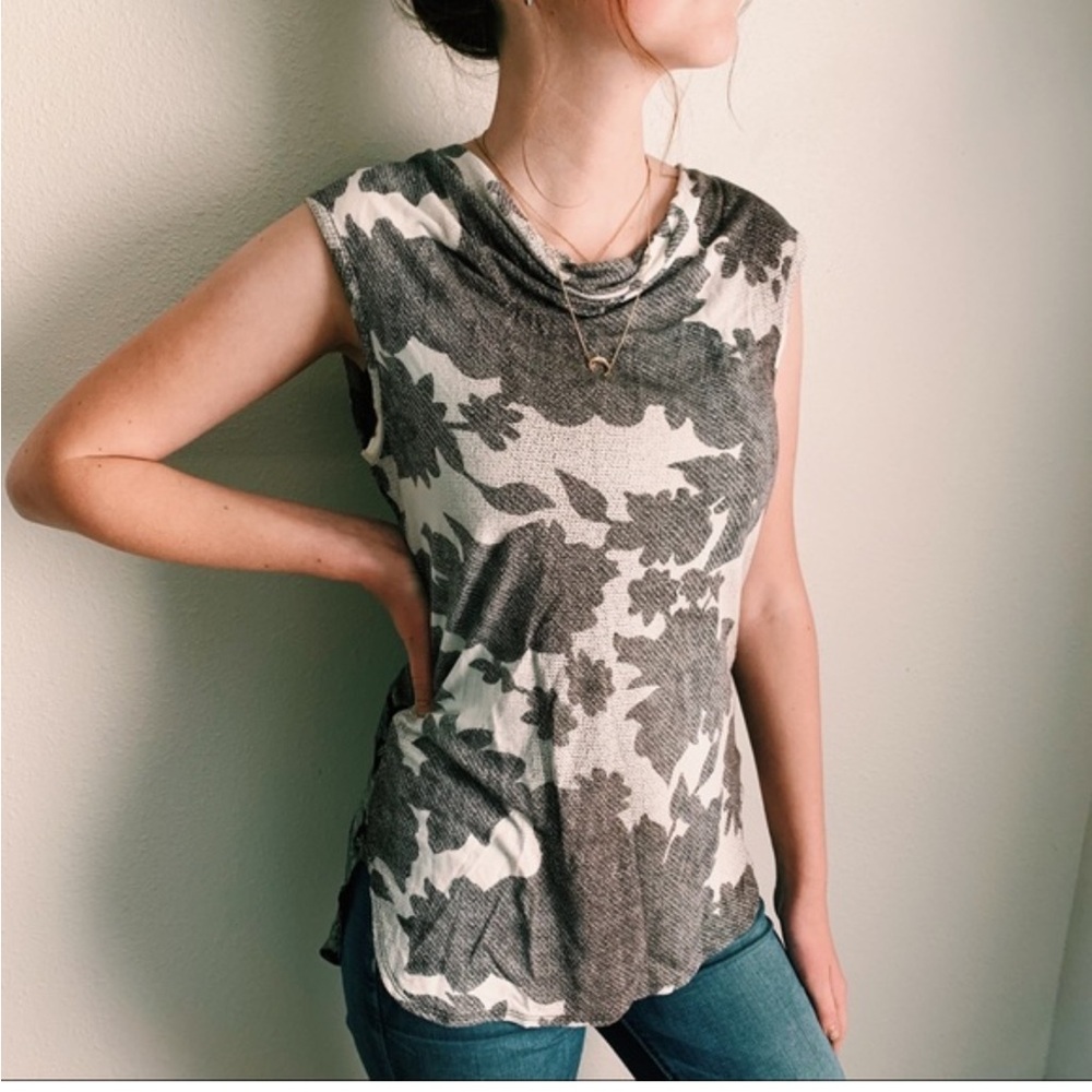 CAbi Tango Cowl Neck Sleeveless Top